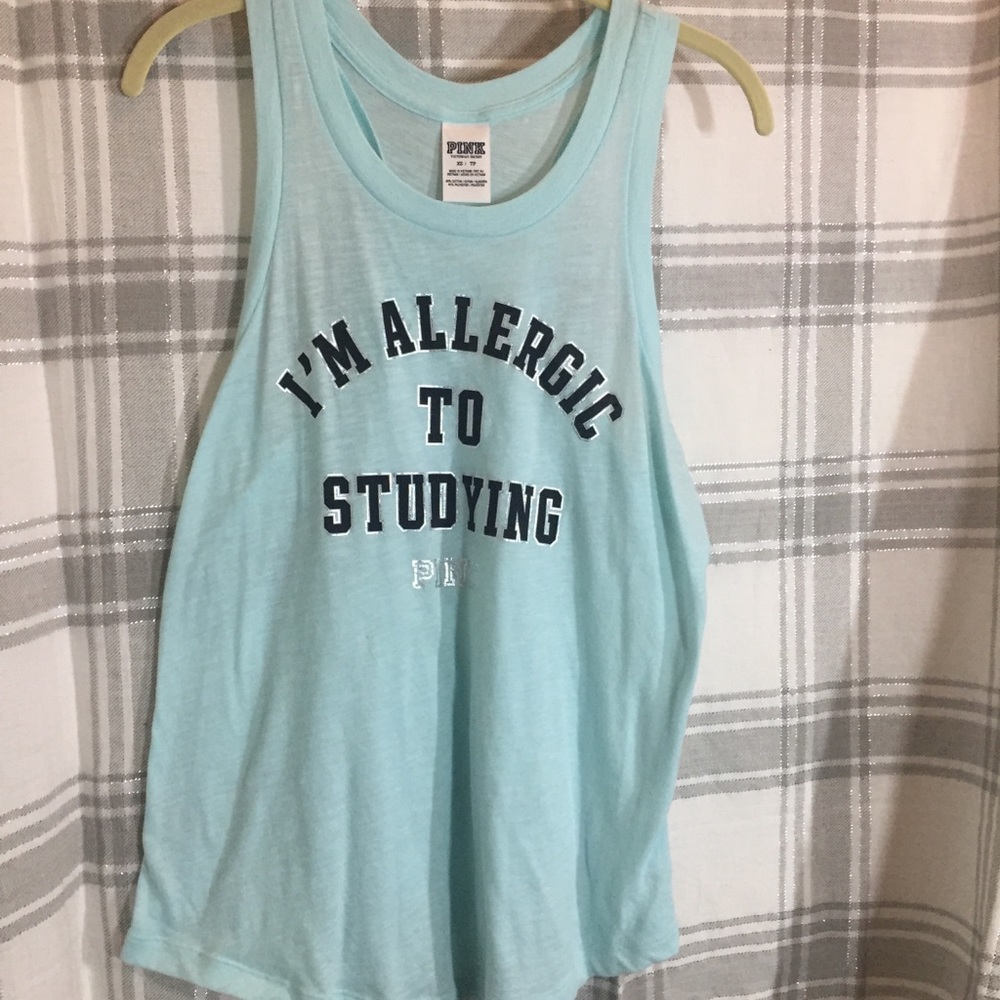Light blue tank top by Pink